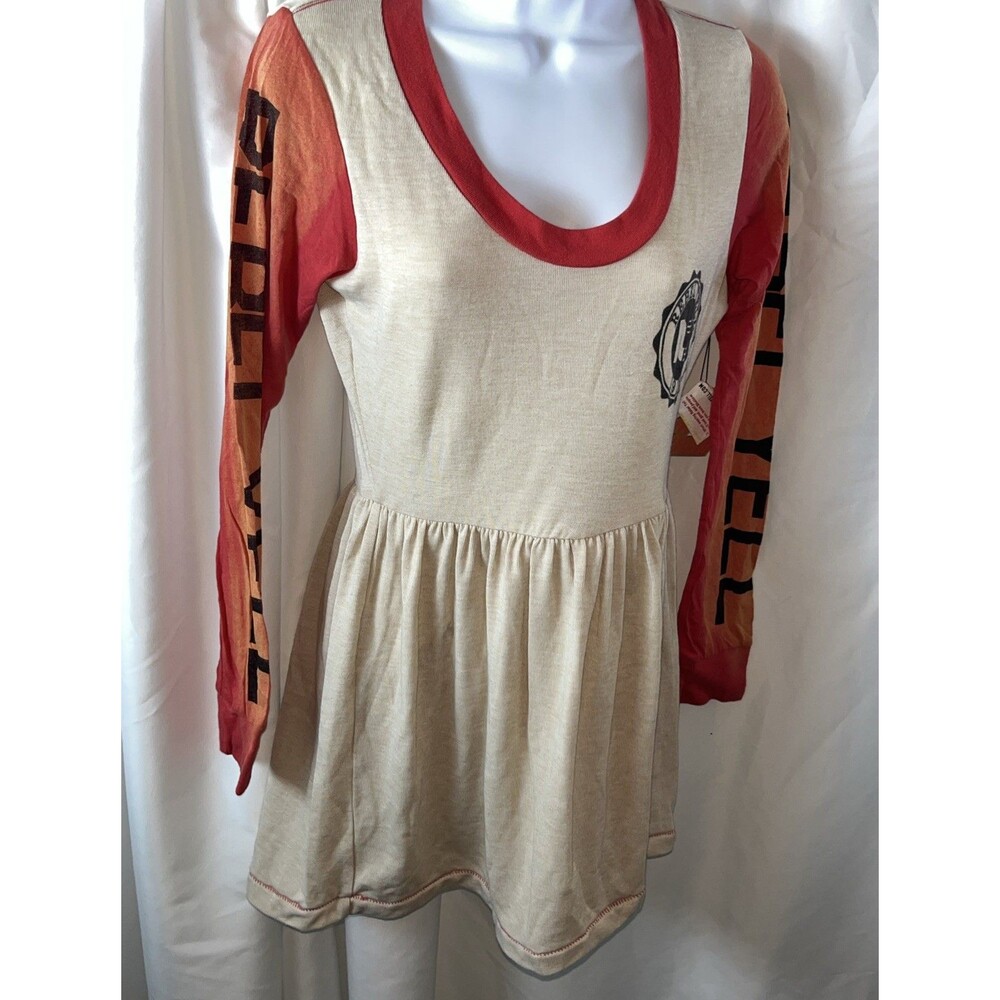 Rebel Yell Women’s Short Graphic Dress Size S Rock-and-roll Babydoll Y2K Retro